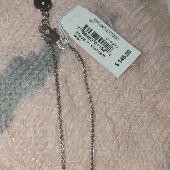 MICHAEL KORS NECKLACE CIRCLE W/LOGO MK - Picture 8 of 8